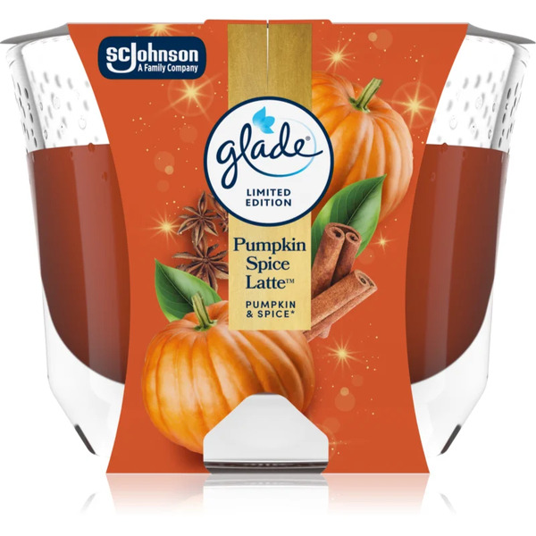  Glade Pumpkin Spice Latté Scented Candle 204 G 