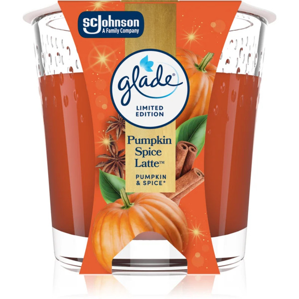  Glade Pumpkin Spice Latté Scented Candle 112 G 