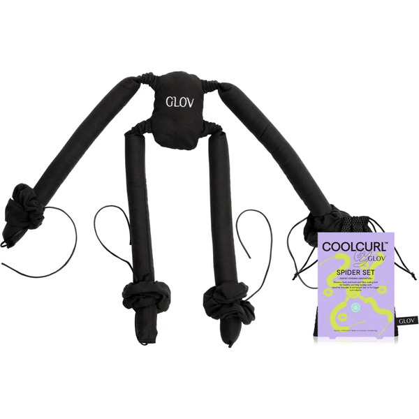  Glov Coolcurl Spider Set Accessory For Curl Shaping Shade Black 1 Pc 