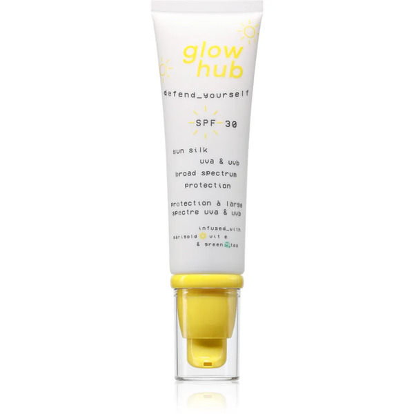  Glow Hub Sun Silk Facial Sunscreen Spf 30 50 Ml 