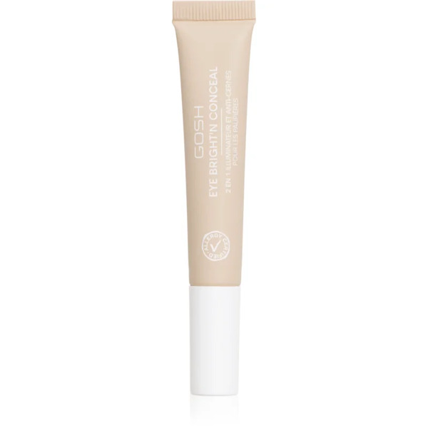  Gosh Copenhagen Bright'n Conceal Illuminating Concealer For Under Eye Circles Shade Adjusting Skin 12 Ml 