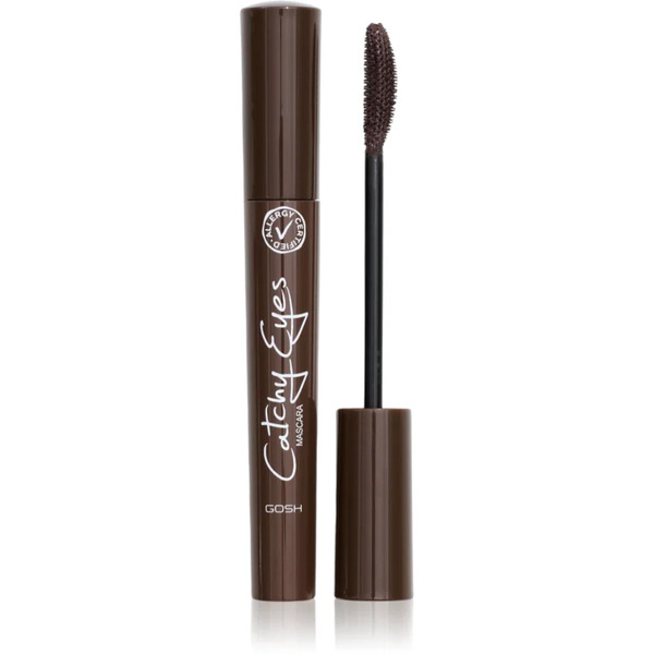  Gosh Copenhagen Catchy Eyes Allergy Certified Volume Mascara For Sensitive Eyes Shade 002 Brown 8 Ml 