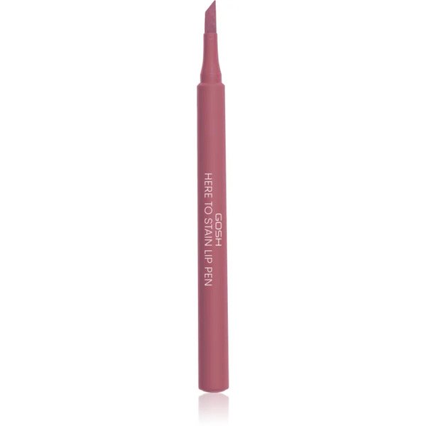  Gosh Copenhagen Here To Stain Lip Pen Lip Marker Pen With Long-lasting Effect Shade 010 Berry Stain 1 Ml 