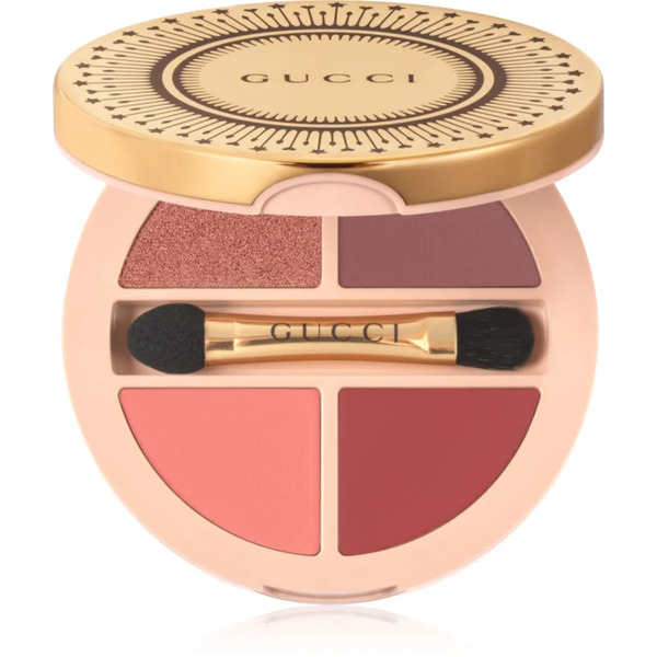  Gucci Gucci Beauty Palette De Beauté Quatuor Multi-purpose Makeup For Eyes, Lips And Face Shade 02 Rosa Nitida 6.1 G 