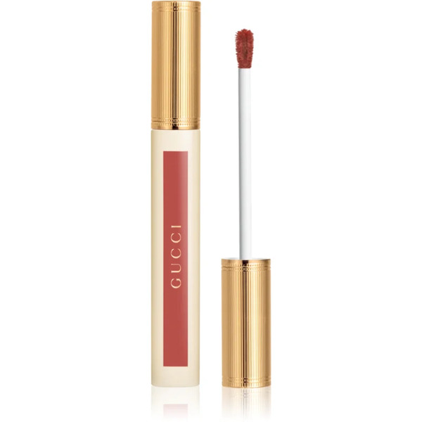  Gucci Glow Oil-in-water Tint Liquid Lipstick Moisturising Glossy Liquid Lipstick Shade 217 Valeria Rose 6.5 Ml 