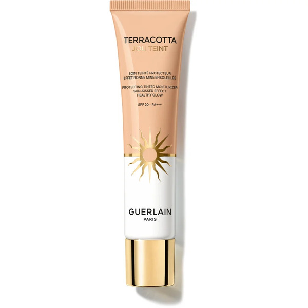  Guerlain Terracotta Joli Teint Protecting Tinted Moisturizer Brightening Foundation For A Natural Look Spf 20 Shade 10 Sunveil 30 Ml 