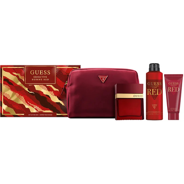  Guess Seductive Homme Red Gift Set For Men 