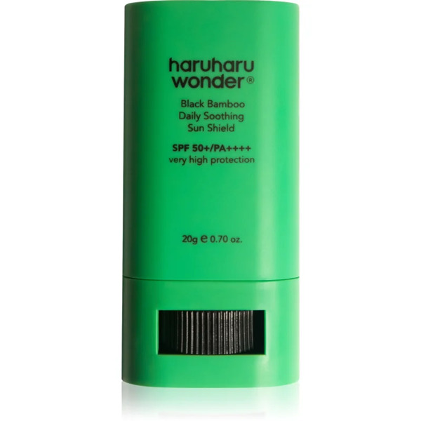  Haruharu Wonder Black Bamboo Daily Soothing Sun Shield Sunscreen Stick With Soothing Effect Spf 50+ 20 G 