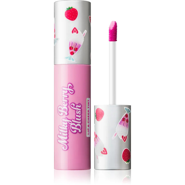  I Heart Revolution Milkshake Milky Berry Blush Multi-purpose Makeup For Lips And Face Shade Pink Passion 10 Ml 