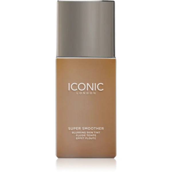  Iconic London Super Smoother Blurring Skin Tint Lightweight Tinted Moisturiser Shade Golden Deep 30 Ml 