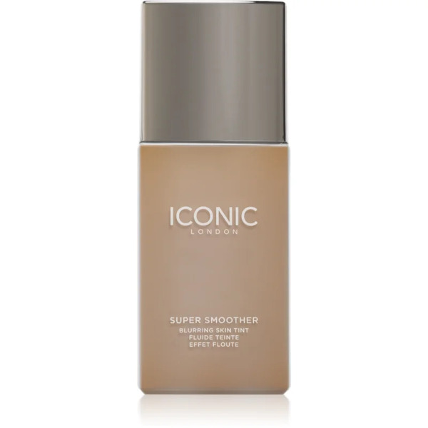  Iconic London Super Smoother Blurring Skin Tint Lightweight Tinted Moisturiser Shade Neutral Tan 30 Ml 