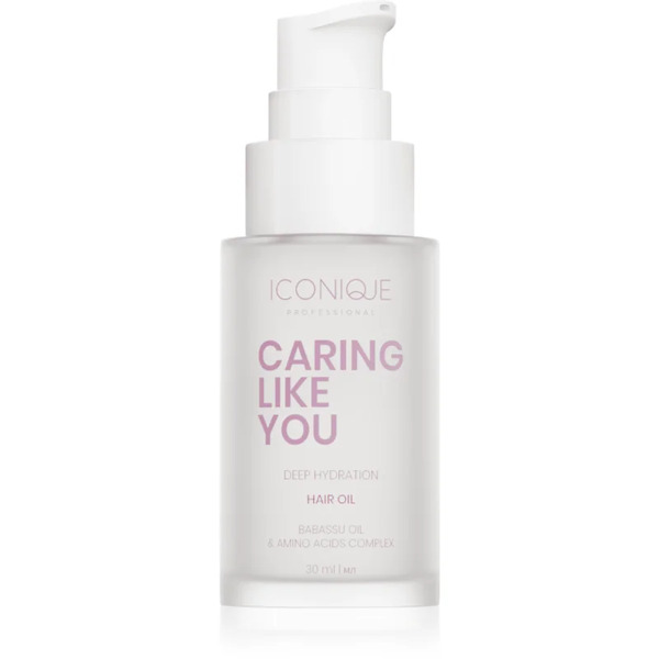  Iconique Professional Caring Like You Deep Hydration Moisturising Oil For Dry And Damaged Hair 30 Ml 