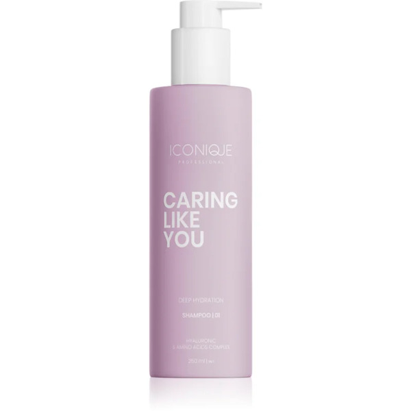  Iconique Professional Caring Like You Deep Hydration Moisturising Shampoo For Dry And Damaged Hair 250 Ml 