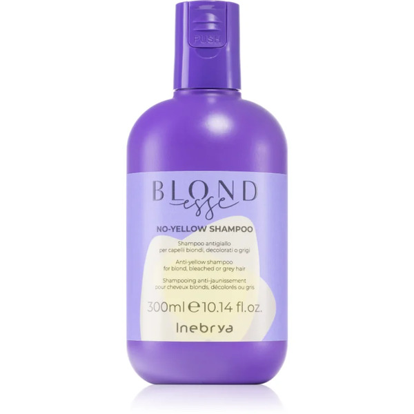  Inebrya Blondesse No-yellow Shampoo Shampoo For Neutralising Brassy Tones For Blonde And Grey Hair 300 Ml 
