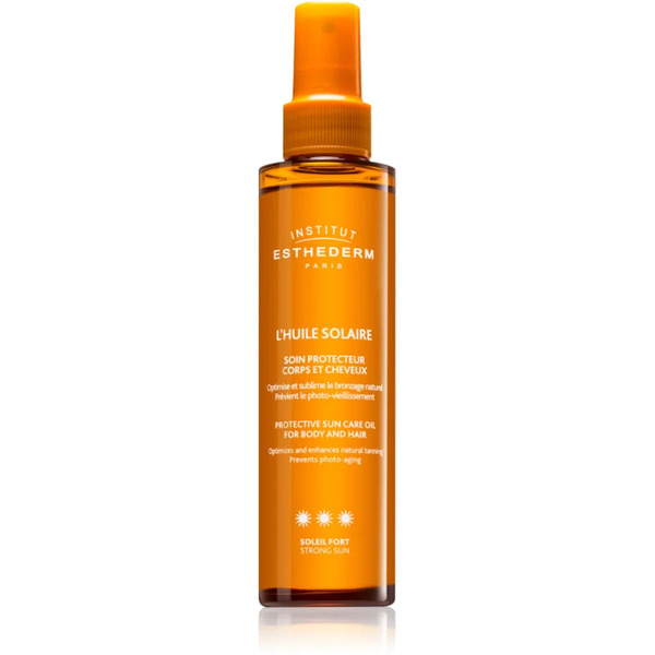  Institut Esthederm Adaptasun Sun Care Oil Extreme Sun Sun Oil For Body And Hair With High Sun Protection 150 Ml 