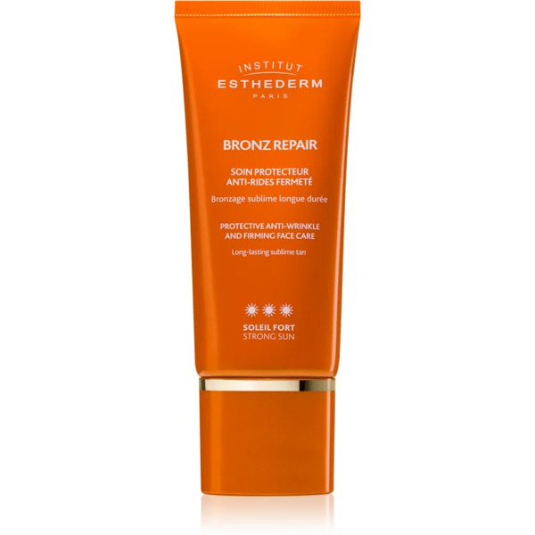  Institut Esthederm Bronz Repair Protective Anti-wrinkle And Firming Face Care Firming Anti-wrinkle Moisturiser With High Sun Protection 50 Ml 