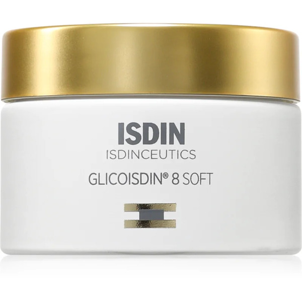  Isdin Isdinceutics Glicoisdin 8 Soft Gentle Cream Exfoliator With Glycolic Acid For All Skin Types 50 G 