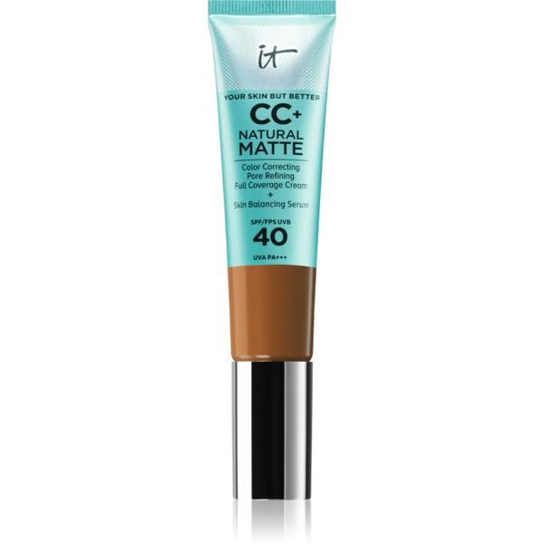  It Cosmetics Your Skin But Better Cc+ Natural Matte Cc Cream For A Matt Look Spf 40 Rich Honey 32 Ml 