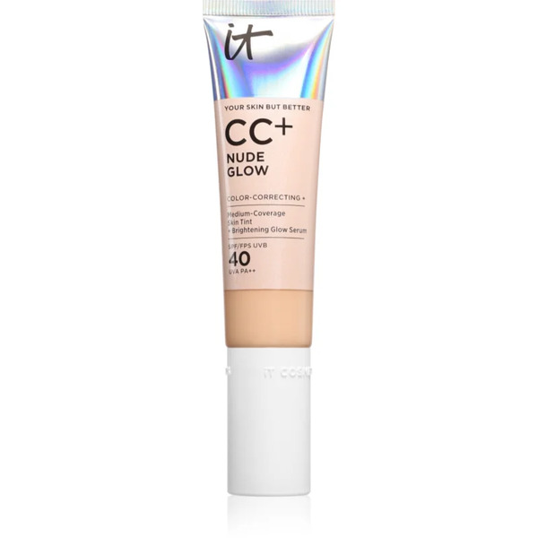  It Cosmetics Your Skin But Better Cc + Nude Glow Cc Cream With A Brightening Effect Spf 40 Fair Warm 32 Ml 