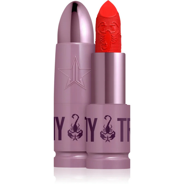  Jeffree Star Cosmetics Scorpio Shiny Trap Lipstick Highly Pigmented Creamy Lipstick Shade Hot Devotion 3 G 
