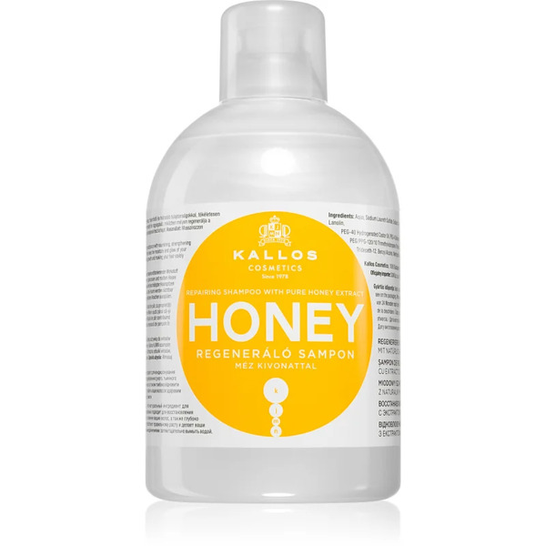  Kallos Kjmn Professional Honey Moisturising And Revitalising Shampoo For Dry And Damaged Hair 1000 Ml 