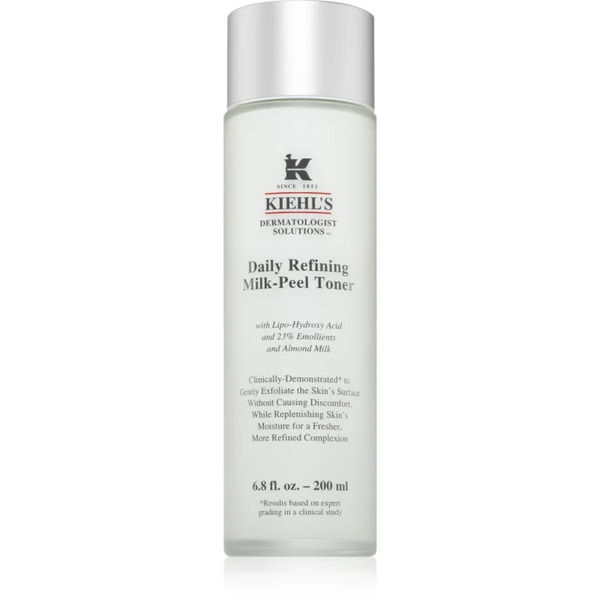  Kiehl's Daily Refining Milk-peel Toner Gentle Exfoliating Toner For All Skin Types Including Sensitive 200 Ml 