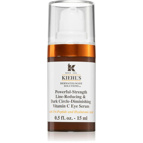  Kiehl's Dermatologist Solutions Powerful-strength Line-reducing & Dark Circle-diminishing Vitamin C Eye Serum For All Skin Types Including Sensitive W 