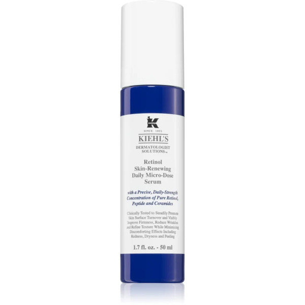  Kiehl's Dermatologist Solutions Retinol Skin-renewing Daily Micro-dose Serum Anti-wrinkle Retinol Serum For All Skin Types Including Sensitive For Wom 