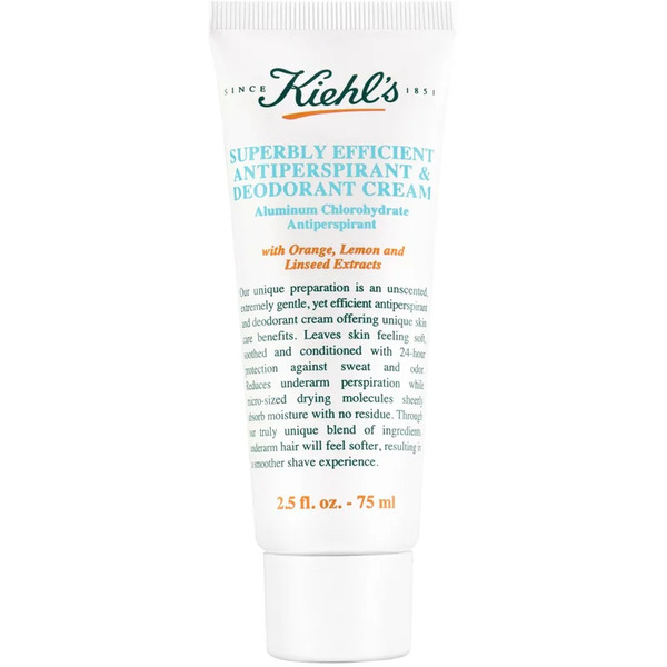  Kiehl's Superbly Efficient Antiperspirant & Deodorant Cream Cream Antiperspirant For All Skin Types 75 Ml 