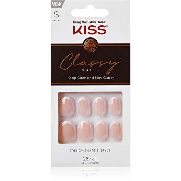 Kiss Classy Nails Keep Calm And Stay Classy False Nails 28 Pc 