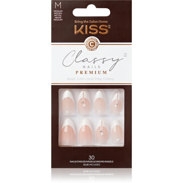  Kiss Classy Nails Premium False Nails Highlights 30 Pc 