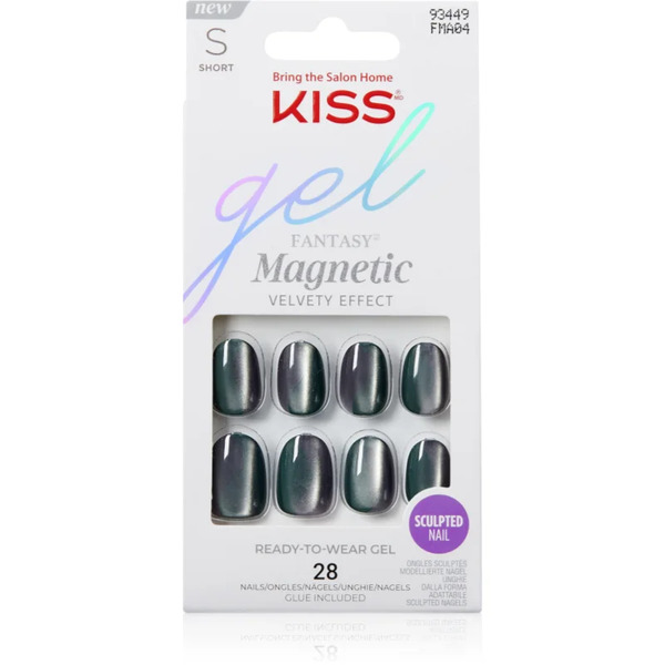  Kiss Gel Fantasy Magnetic False Nails 28 Pc 