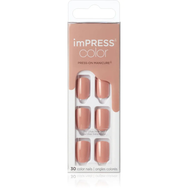  Kiss Impress Color Short False Nails Sandbox 30 Pc 