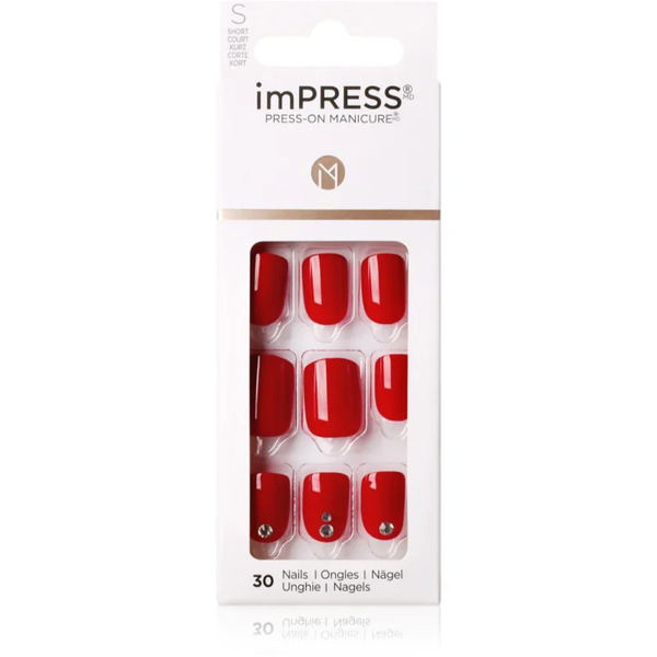  Kiss Impress Short False Nails Kill Heels 30 Pc 