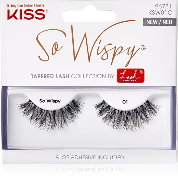  Kiss Lash Couture So Wispy False Eyelashes 01 1 Pair 
