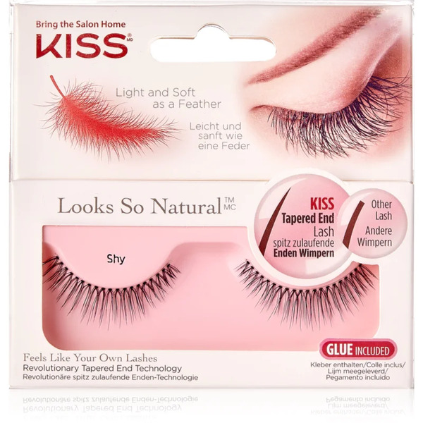  Kiss Look So Natural False Eyelashes Shy 1 Pair 