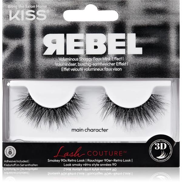  Kiss Rebel False Eyelashes Main Character 1 Pair 