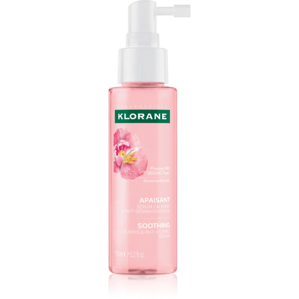  Klorane Peony Soothing Calming & Anti-itching Serum Soothing Serum For Sensitive And Irritated Scalp 100 Ml 