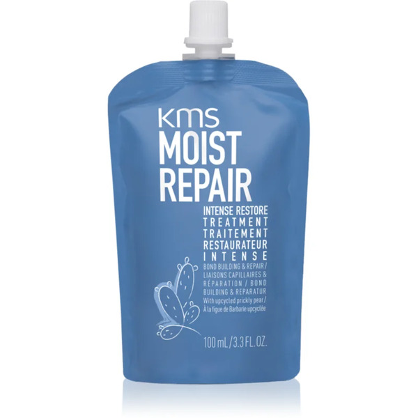  Kms Moist Repair Intense Restore Treatment Intensive Treatment For Damaged And Colour-treated Hair 100 Ml 