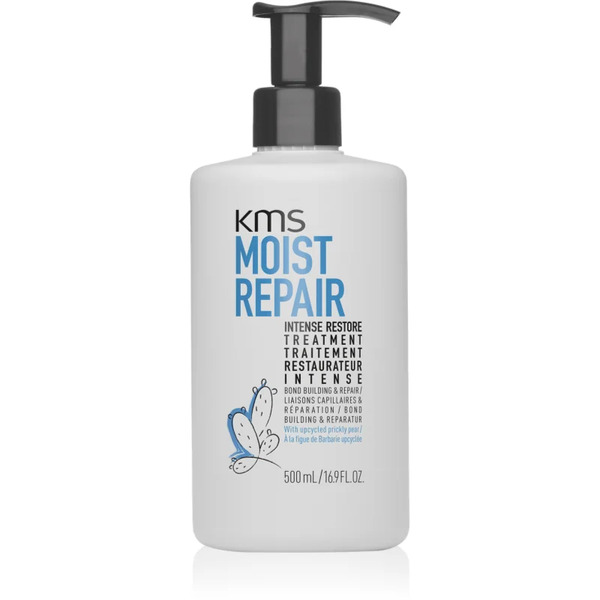  Kms Moist Repair Intense Restore Treatment Intensive Treatment For Damaged And Colour-treated Hair 500 Ml 