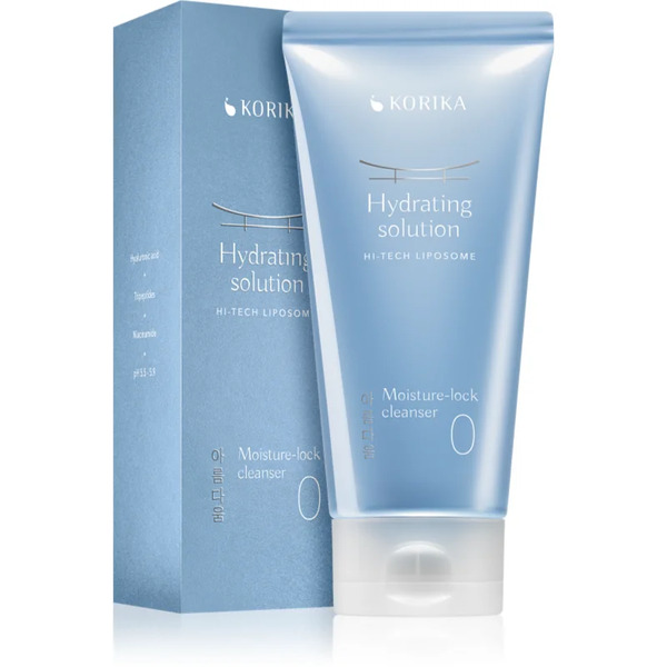  Korika Hi-tech Liposome Hydrating Solution Moisture-lock Cleanser Moisturising Cream Cleanser 150 Ml 