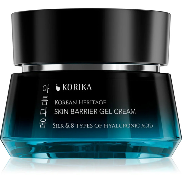  Korika Korean Heritage Silk & 8 Types Of Hyaluronic Acid Skin Barrier Gel Cream Hydrating And Soothing Gel Cream 50 Ml 