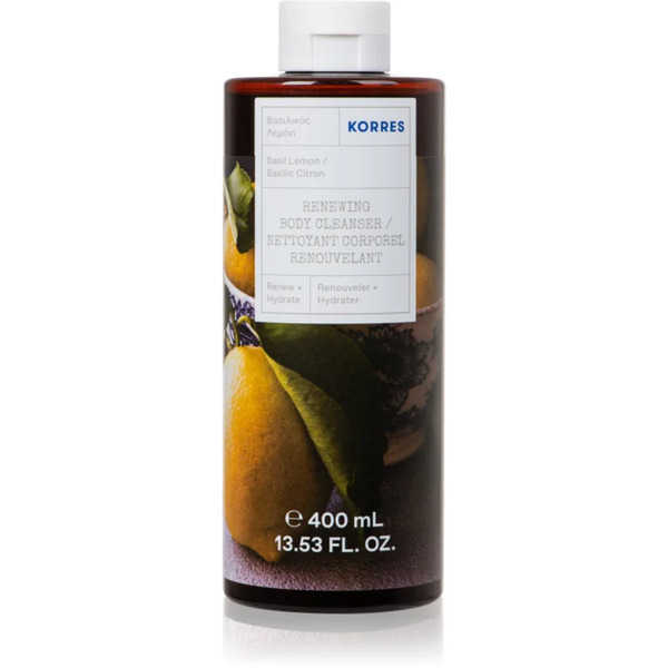  Korres Basil Lemon Refreshing Shower Gel 400 Ml 