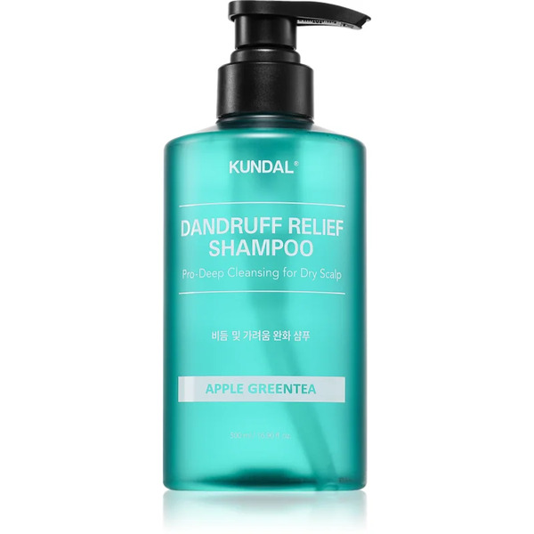  Kundal Dandruff Relief Shampoo Apple Green Tea Anti-dandruff And Anti-itch Shampoo For Dry Skin 500 Ml 
