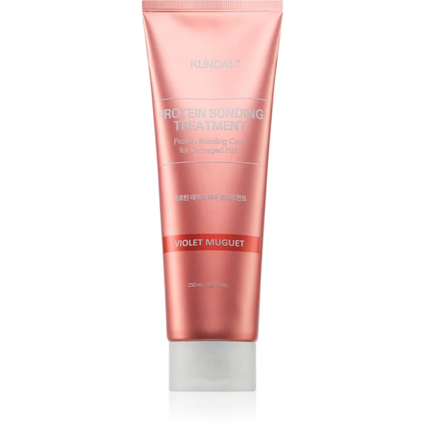  Kundal Protein Bonding Care Treatment Complete Treatment For Dry And Damaged Hair With Aroma Violet Muguet 250 Ml 