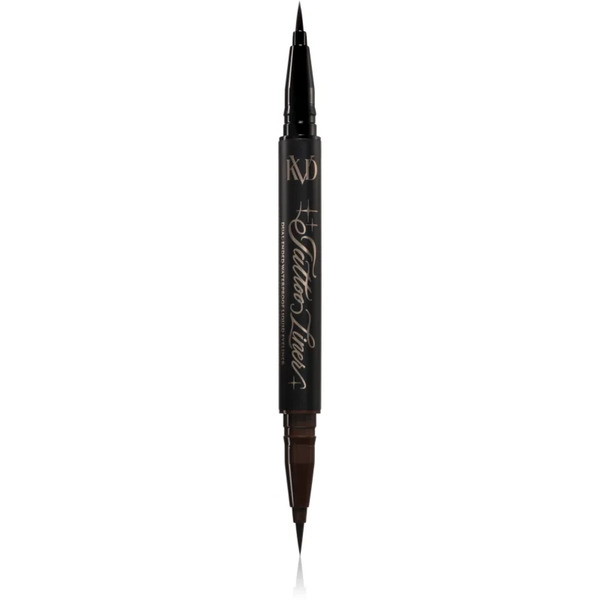  Kvd Beauty Tattoo Liner Dual-ended Waterproof Liquid Eyeliner Long-lasting Waterproof Eyeliner 2x0.55 Ml 