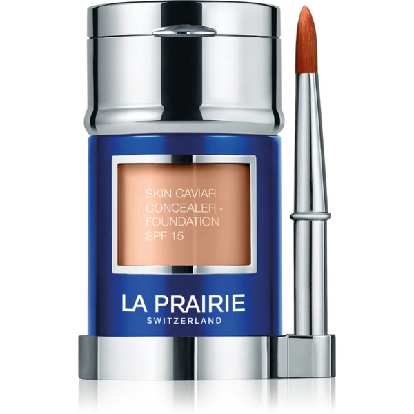 La Prairie Skin Caviar Concealer Foundation Foundation And Concealer Spf 15 Shade Nc-15 Crème Pêche 30 Ml 