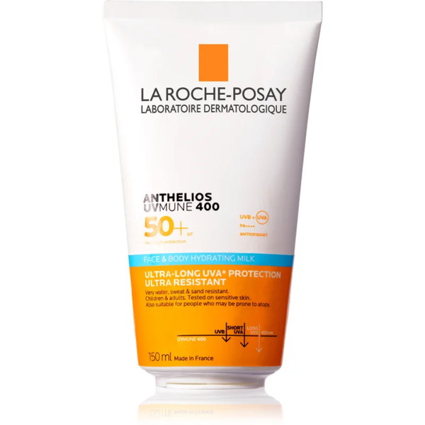 La Roche-posay Anthelios Uvmune 400 Face & Body Protective Moisturising Face And Body Lotion Spf 50+ 150 Ml 