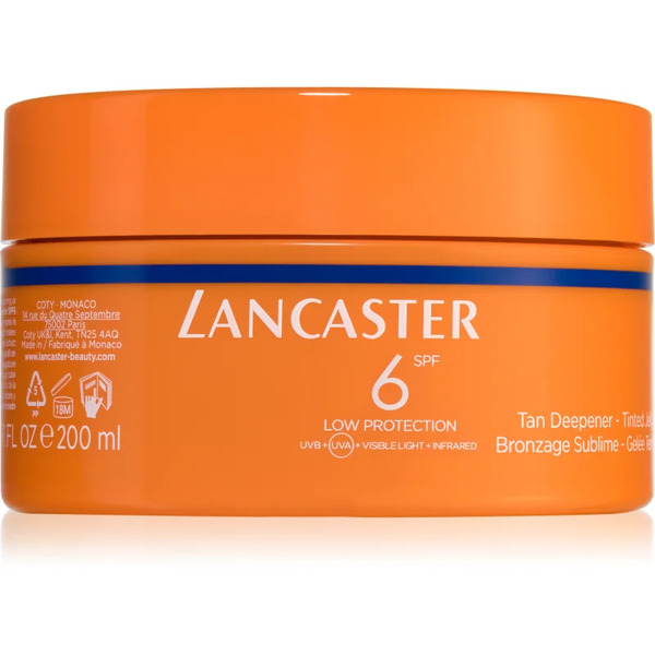  Lancaster Sun Beauty Tan Deepener Protective Tinted Gel Spf 6 200 Ml 