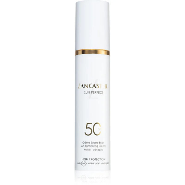  Lancaster Sun Perfect Sun Illuminating Cream Spf 50 Illuminating Day Cream To Treat Wrinkles And Dark Spots Spf 50 50 Ml 